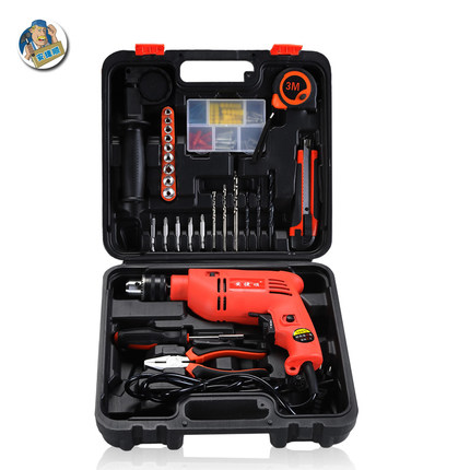 An Jieshun Multifunctional High Power Stepless speed change Electric Impact Drill Electric Hammer Dual-use Positive Negative Rot
An Jieshun Multifunctional High Power Stepless speed change Electric Impact Drill Electric Hammer Dual-use Positive Negative Rot