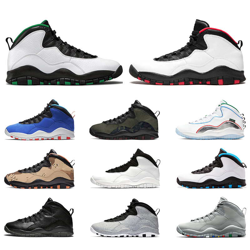 Jumpman 10 10s Men Basketball Shoes Wings Chicago Seattle Tinker Desert Camo Black Cement Mens Sports Trainers Sneakers Size 40-47
Jumpman 10 10s Men Basketball Shoes Wings Chicago Seattle Tinker Desert Camo Black Cement Mens Sports Trainers Sneakers Size 40-47