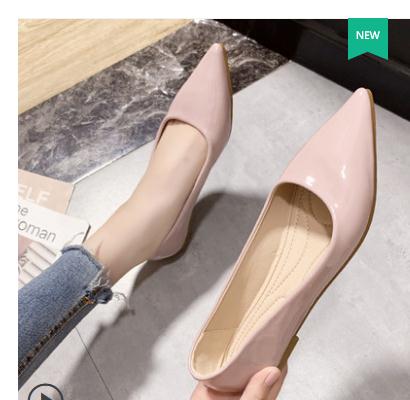 2019 Women's shoes in Spring and Autumn with New style flat bottom pointed end @263, Black
2019 Women's shoes in Spring and Autumn with New style flat bottom pointed end @263, Black