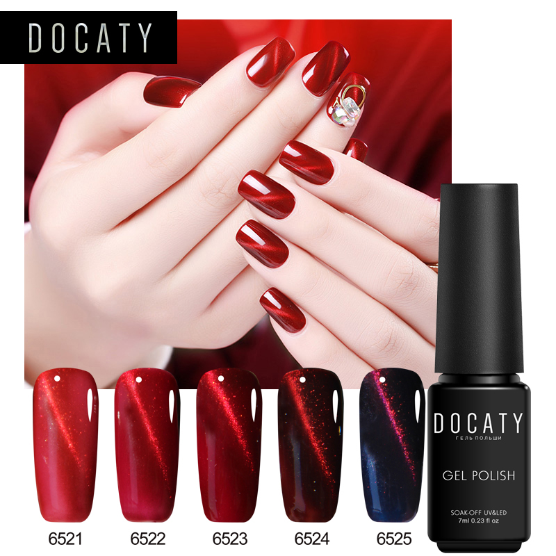 Docaty Cat Eye Line Semi Permanent Magnetic Nail Gel Varnish Lacquer Soak off Nail Gel Cat Eye Polish Not Moving, 6572
Docaty Cat Eye Line Semi Permanent Magnetic Nail Gel Varnish Lacquer Soak off Nail Gel Cat Eye Polish Not Moving, 6572