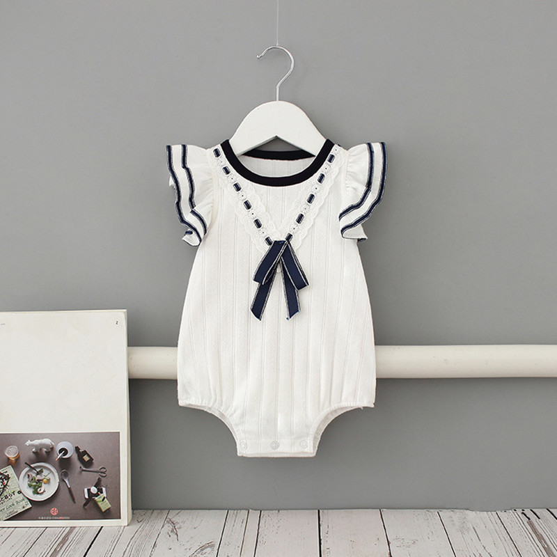 New Baby Girls Romper Summer Cotton Jumpsuit Infant Clothes Baby Girls Romper Newborn Clothes 0-2Y, White
New Baby Girls Romper Summer Cotton Jumpsuit Infant Clothes Baby Girls Romper Newborn Clothes 0-2Y, White