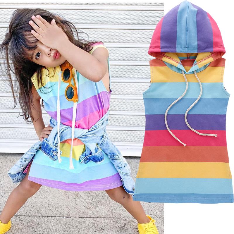 2020 Sweet Kids Baby Girl Summer Clothes Rainbow Striped Dress Outfit Sunsuit 1-7Years, Rainbow colors
2020 Sweet Kids Baby Girl Summer Clothes Rainbow Striped Dress Outfit Sunsuit 1-7Years, Rainbow colors