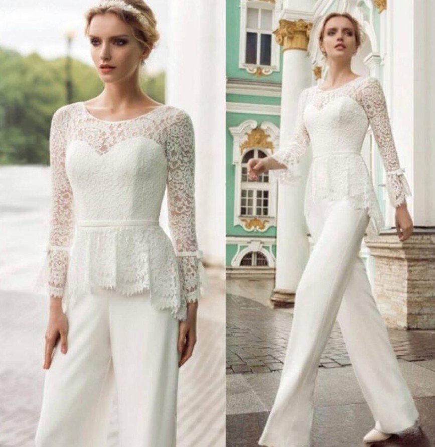 White Mother 's Pants Suit With Lace Up Long sleeves Sash Ribbon Floor Length Jumpsuit Wedding Guest dresses Formal Evening Party Wears
White Mother 's Pants Suit With Lace Up Long sleeves Sash Ribbon Floor Length Jumpsuit Wedding Guest dresses Formal Evening Party Wears