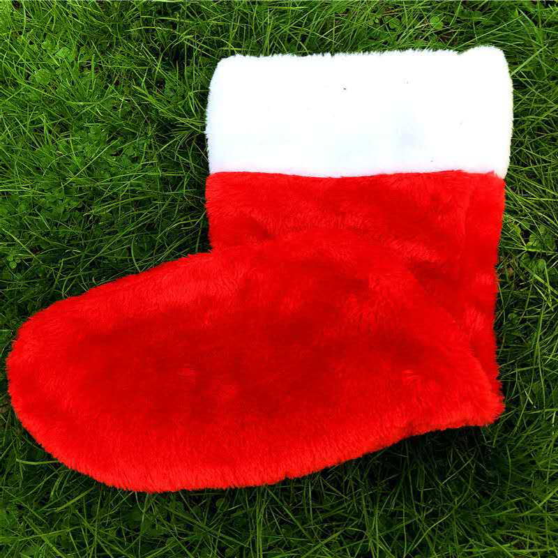 Christmas supplies high-grade red plush Christmas socks supplies red socks ornaments
Christmas supplies high-grade red plush Christmas socks supplies red socks ornaments