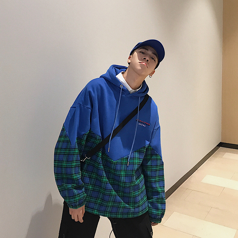 2018 Autumn And Winter Plus Velvet Hoodie Stitching Hooded Pullover Plaid Embroidery Yellow Plaid / Green / Red -XL
2018 Autumn And Winter Plus Velvet Hoodie Stitching Hooded Pullover Plaid Embroidery Yellow Plaid / Green / Red -XL
