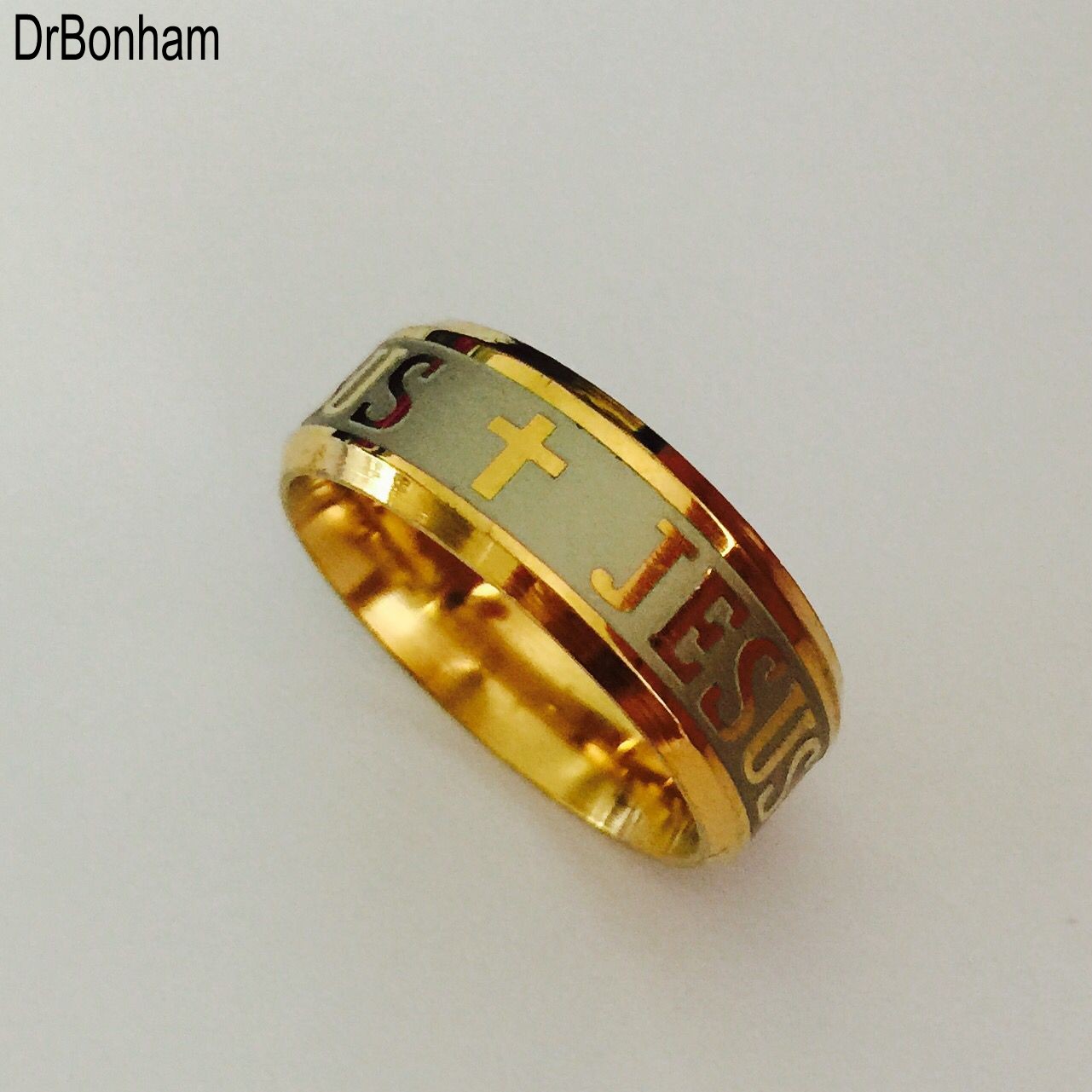 High quality european USA tungsten ring 8mm Gold filled Jesus Ring men women cross engrave letter bible ring
High quality european USA tungsten ring 8mm Gold filled Jesus Ring men women cross engrave letter bible ring