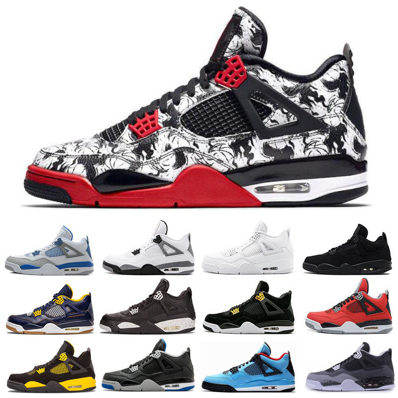 Cheap Tattoo Singles Day 4 4s Mens women Basketball Shoes Raptors White Cement Alternate Motorsport bred Pale Sneakers Sports Shoes 7-13, Silt red 110
Cheap Tattoo Singles Day 4 4s Mens women Basketball Shoes Raptors White Cement Alternate Motorsport bred Pale Sneakers Sports Shoes 7-13, Silt red 110