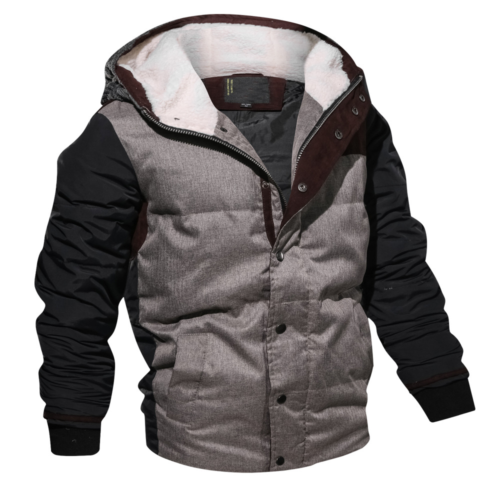 2019 New Winter Thick Jacket Men Windproof Warm Hoodie Jackets Male Casual Cold-Proof Fleece Coat Mens Cloting, Dark grey
2019 New Winter Thick Jacket Men Windproof Warm Hoodie Jackets Male Casual Cold-Proof Fleece Coat Mens Cloting, Dark grey