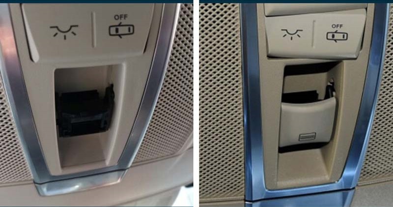 Car Sunroof Window Switch Button Cover for Benz W166 W292 ML300 GL350 GLE320 GLS
