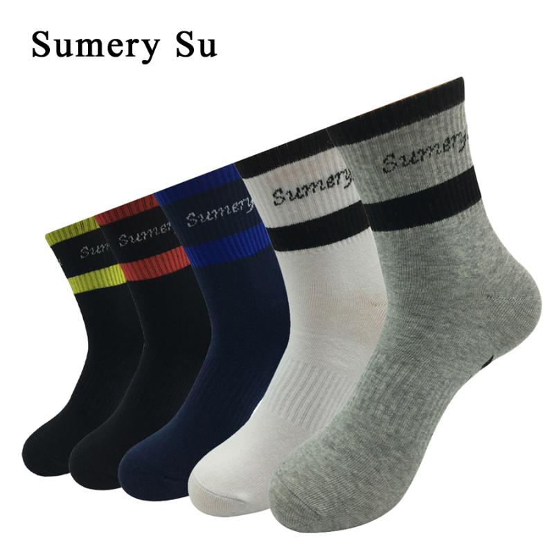 5 Pairs/Lot Running Socks Men Outdoor Thick Cotton Stripes Colorful Casual Compression Crew Sock 5 Colors, Pack with gift bag
5 Pairs/Lot Running Socks Men Outdoor Thick Cotton Stripes Colorful Casual Compression Crew Sock 5 Colors, Pack with gift bag