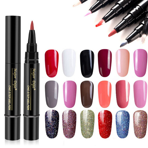 Newest 3 In 1 Gel Nail Varnish Pen Glitter One Step Nail Gel Polish Hybrid 24 Colors Easy To Use UV Gel Lacquer
Newest 3 In 1 Gel Nail Varnish Pen Glitter One Step Nail Gel Polish Hybrid 24 Colors Easy To Use UV Gel Lacquer
