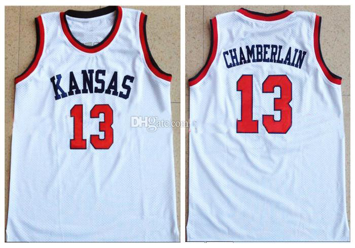 #13 Wilt Chamberlain Kansas Jayhawks College White Retro Classic Basketball Jersey Mens Stitched Custom Number name Jerseys, As show
#13 Wilt Chamberlain Kansas Jayhawks College White Retro Classic Basketball Jersey Mens Stitched Custom Number name Jerseys, As show