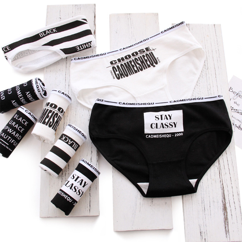 Luckymily Women's Underwear Sexy Birefs Cotton Letter Animal Seamless Underwear Sexy Girls Print Underpants Lingerie Thong Tanga, S304411
Luckymily Women's Underwear Sexy Birefs Cotton Letter Animal Seamless Underwear Sexy Girls Print Underpants Lingerie Thong Tanga, S304411