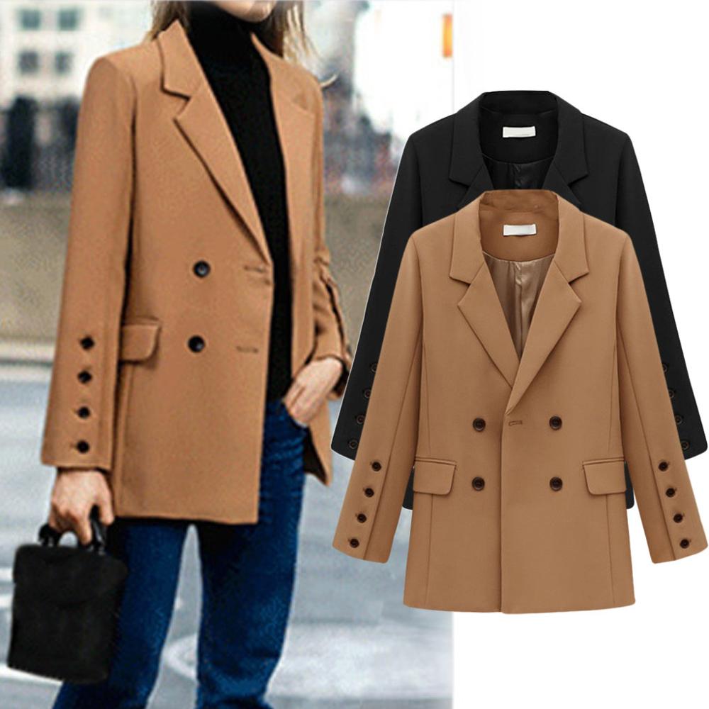 2019 Coat Women Wool Plus Size Winter Fashion Elegant Solid Button Coat Cashmere Woolen Winter Abrigos Mujer Invierno, Black
2019 Coat Women Wool Plus Size Winter Fashion Elegant Solid Button Coat Cashmere Woolen Winter Abrigos Mujer Invierno, Black