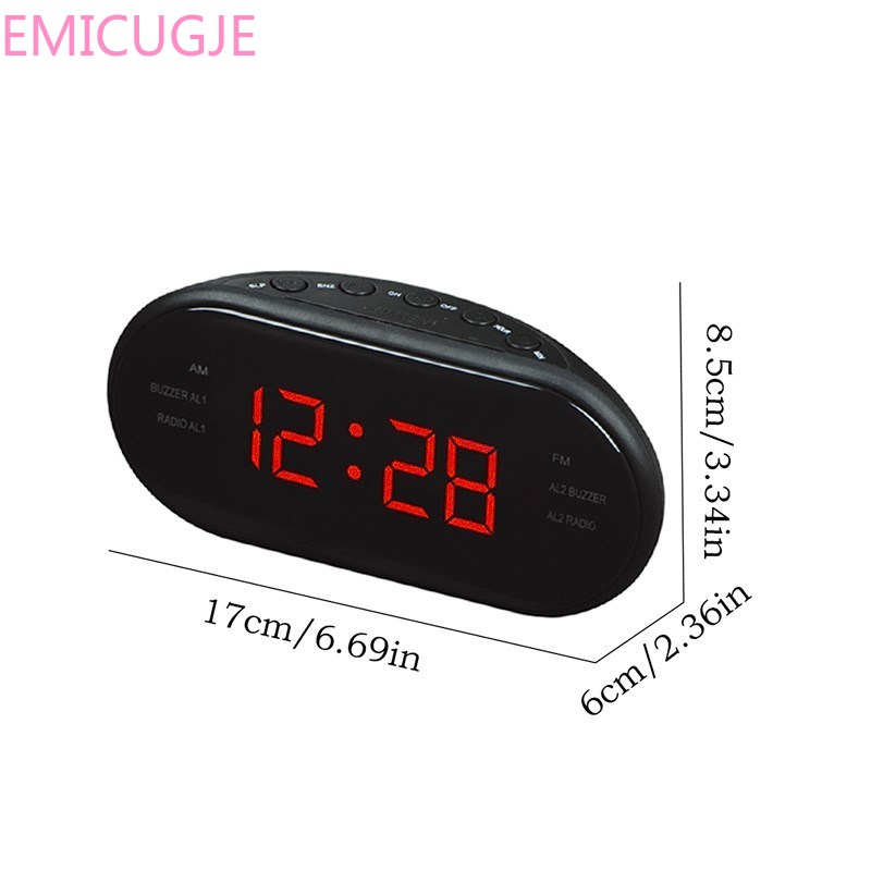 Digital Table Clocks Snooze Function-25 AsyPets New Fashion Modern AM/FM LED Clock Radio Electronic Desktop Alarm Clock
Digital Table Clocks Snooze Function-25 AsyPets New Fashion Modern AM/FM LED Clock Radio Electronic Desktop Alarm Clock