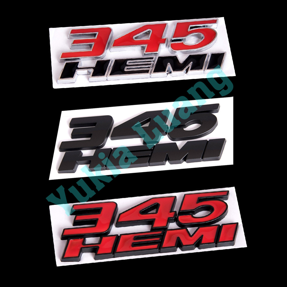 Red Black 345 HEMI Mopar OEM Body Fender Emblem for Ram Charger Challenger 300C, 001
Red Black 345 HEMI Mopar OEM Body Fender Emblem for Ram Charger Challenger 300C, 001