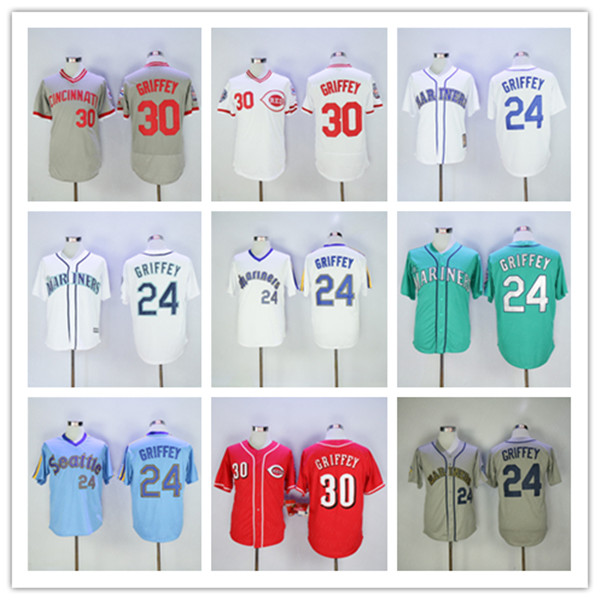 Men's 24 Ken Griffey Jersey 2018 Hall Of Fame Vintage 30 Ken Griffey Retired Stitched Shirt Red White Navy Grey Blue Green S-3XL, As pic
Men's 24 Ken Griffey Jersey 2018 Hall Of Fame Vintage 30 Ken Griffey Retired Stitched Shirt Red White Navy Grey Blue Green S-3XL, As pic