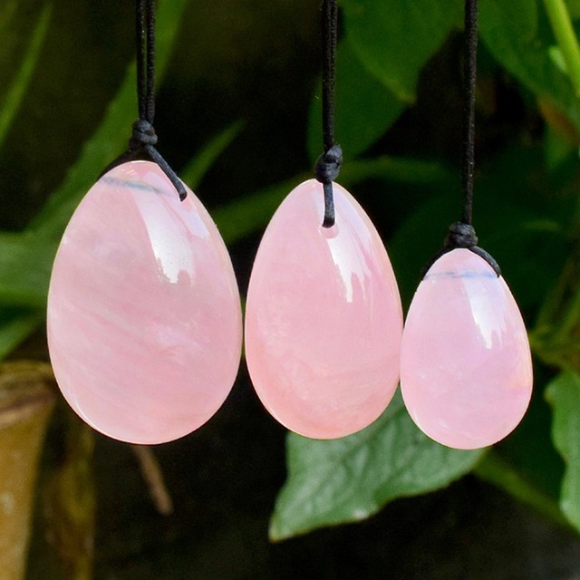 3Pcs Natural Rose Quartz Yoni Eggs Drilled Jade Ball Rope Women Kegel Exercise Pelvic Muscle Vaginal Tightening Body Massage
3Pcs Natural Rose Quartz Yoni Eggs Drilled Jade Ball Rope Women Kegel Exercise Pelvic Muscle Vaginal Tightening Body Massage