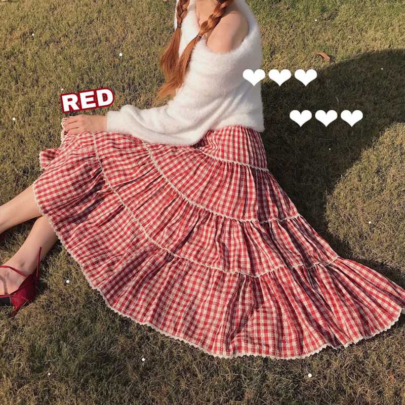 Lolita Plaid Womens Pleated Skirts Summer Vintage Elastic Waist Long Style Yellow Skirt Sweet Lace Cosplay Princess Tutu Skirt, Black
Lolita Plaid Womens Pleated Skirts Summer Vintage Elastic Waist Long Style Yellow Skirt Sweet Lace Cosplay Princess Tutu Skirt, Black
