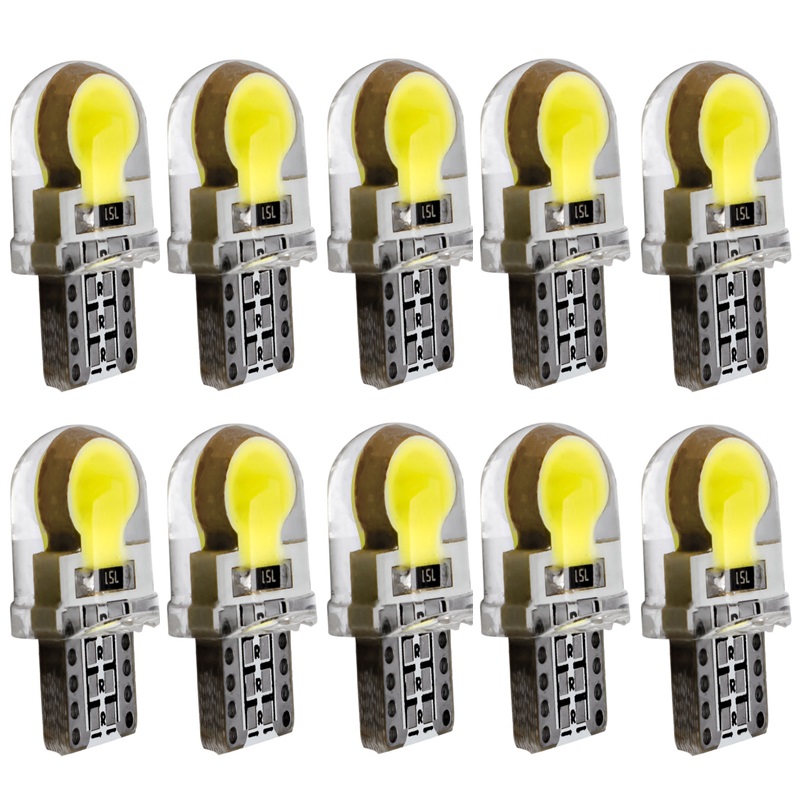 10pcs T10 W5W Silicone Case COB LED Car Parking Light 501 WY5W Silica Gel LED Wedge Interior Dome Lamp Auto Turn Side Bulbs 12V, As pic
10pcs T10 W5W Silicone Case COB LED Car Parking Light 501 WY5W Silica Gel LED Wedge Interior Dome Lamp Auto Turn Side Bulbs 12V, As pic