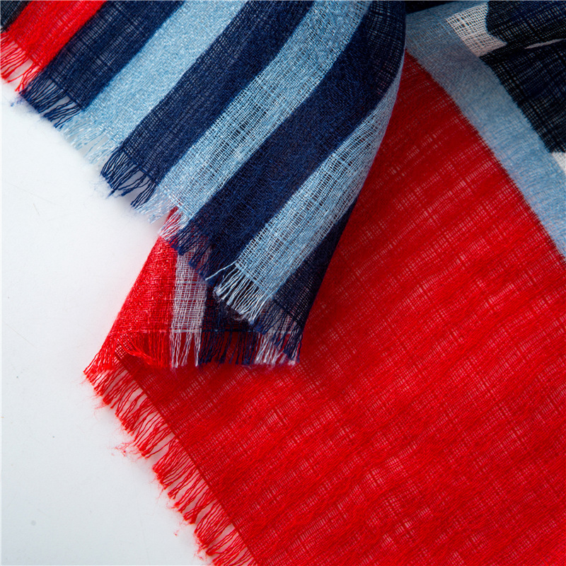 women winter scarf female autumn spring Spain style blue red leopard pattern patchwork scarf silk winter scarf