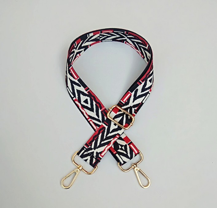 Nylon Colored Belt Bag Strap Accessories for Women Rainbow Adjustable Shoulder Hanger Handbag Straps Decorative chain bag