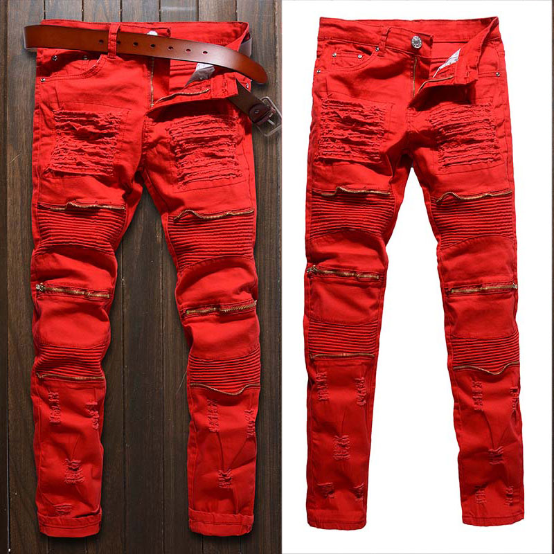 Men Skinny Distressed jeans Slim denim Casual Knee Hole hiphop pants Biker Washed Middle Waist high quality, B-009r
Men Skinny Distressed jeans Slim denim Casual Knee Hole hiphop pants Biker Washed Middle Waist high quality, B-009r