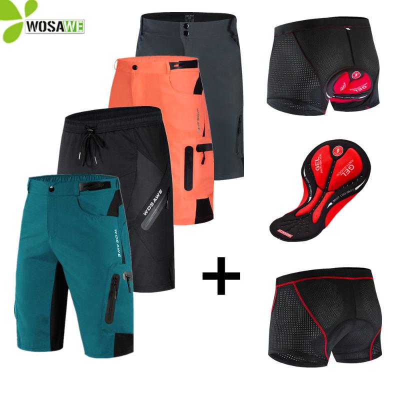 WOSAWE Bicycles Biker Cycling Shorts Water Resistance Breathable Mountain 5D Gel Pad Underwear Downhill MTB Bike Middle Shorts, Bl151-b
WOSAWE Bicycles Biker Cycling Shorts Water Resistance Breathable Mountain 5D Gel Pad Underwear Downhill MTB Bike Middle Shorts, Bl151-b