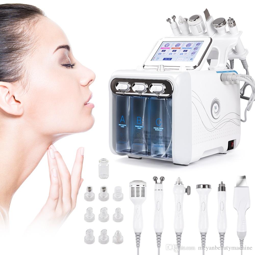 6 In 1 Water Oxygen Jet Aqua Peeling Hydra Beauty Facial Skin Deep Cleansing Machine Professional Hydro Dermabrasion SPA Salon machine