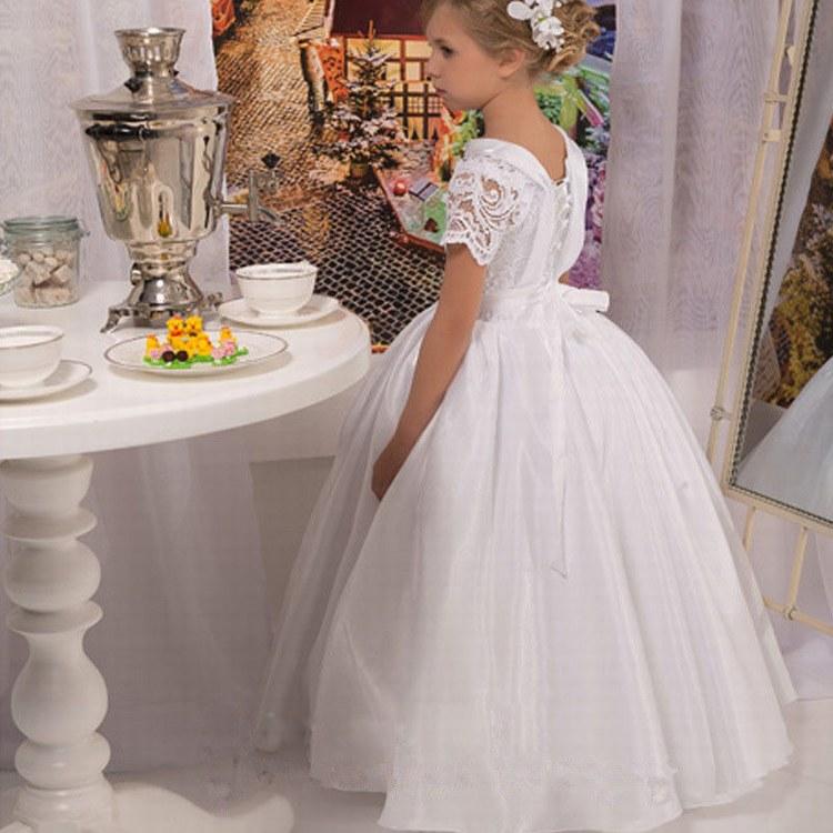 2020 New Communion Flower Girl Dress Princess Party Prom Birthday Weddings Bridesmaid Special Occasion Children Dress