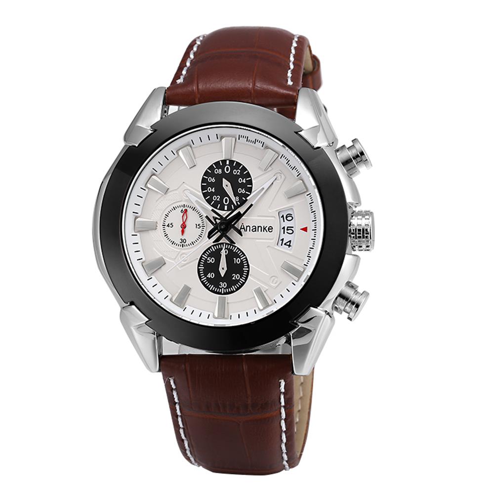 An14 multi - functional men's sport watch cross - border hot style waterproof genuine leather strap quartz watch An14
An14 multi - functional men's sport watch cross - border hot style waterproof genuine leather strap quartz watch An14