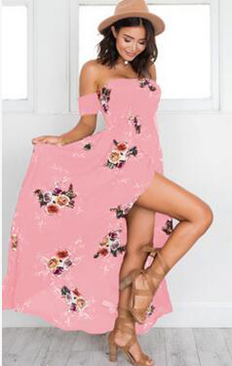 Wholesale Women's European and American Wrapped Chest Print Dress Seaside Holiday Beach Long Skirt, Navy blue
Wholesale Women's European and American Wrapped Chest Print Dress Seaside Holiday Beach Long Skirt, Navy blue