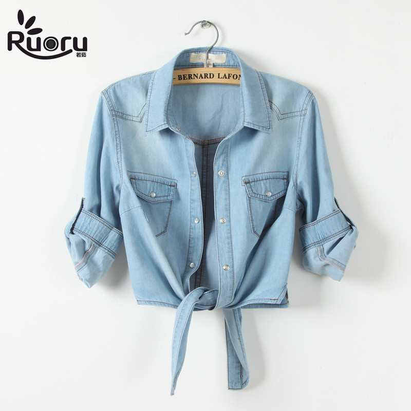 kimono Denim Shirt Short Sleeve Womens Tops Chemise Femme Crop Top Sexy Short Jeans Shirt Blouse Summer Cool Feminine Shirts, Light blue
kimono Denim Shirt Short Sleeve Womens Tops Chemise Femme Crop Top Sexy Short Jeans Shirt Blouse Summer Cool Feminine Shirts, Light blue
