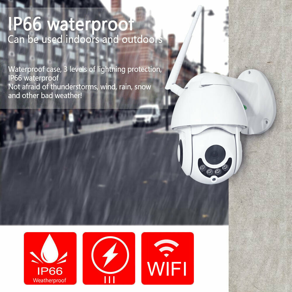 2020 New Wireless HD 1080P WiFi 4X ZOOM CCTV Outdoor IP Camera Home Security IR Webcam wireless infrared surveillance Baby camera