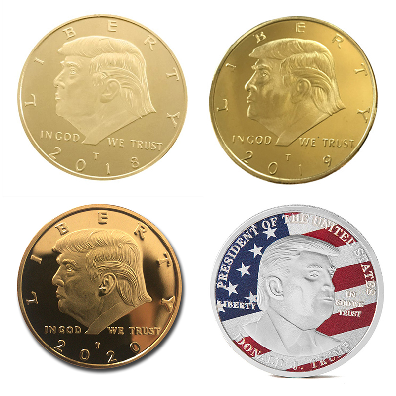 Donald Trump Commemorative Coin 2018-2020 American President General Election Gold Coins Silver Badge Metal Craft 4 Styles
Donald Trump Commemorative Coin 2018-2020 American President General Election Gold Coins Silver Badge Metal Craft 4 Styles