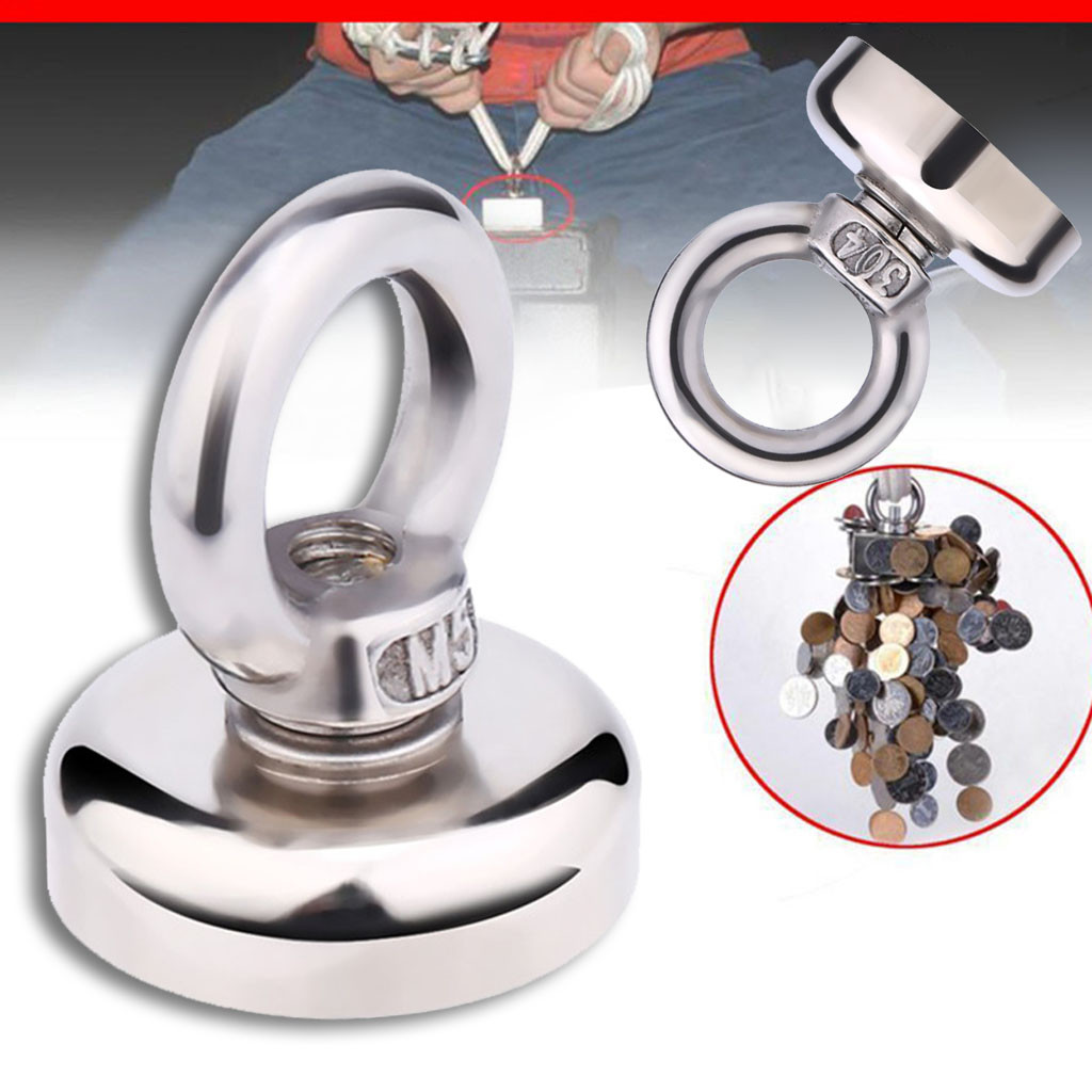 1PC Magnetic Hooks Round Neodymium Powerful Heavy Duty Neodymium Magnet Rescue Magnet Fishing Equipment Hold #T10
1PC Magnetic Hooks Round Neodymium Powerful Heavy Duty Neodymium Magnet Rescue Magnet Fishing Equipment Hold #T10