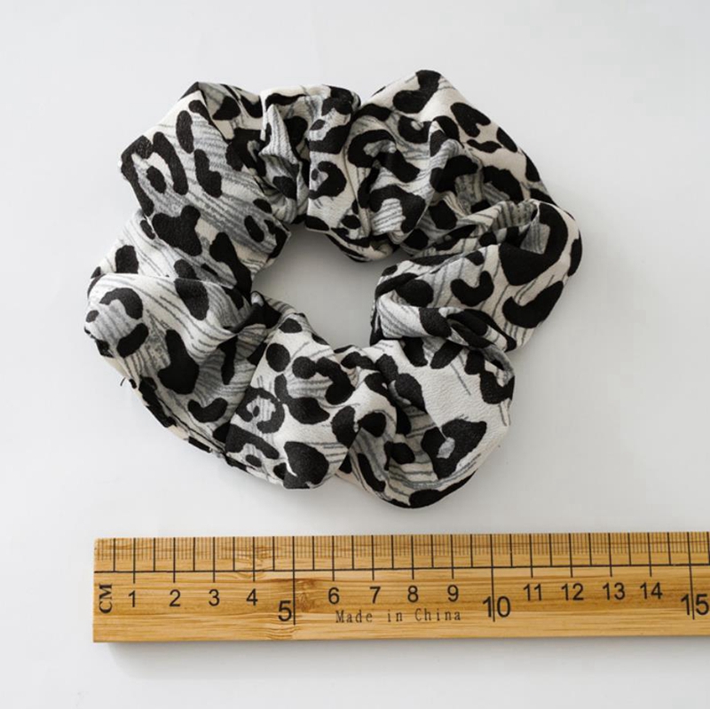 Women Hairbands Elastic Leopard Hairband Scrunchy Hair Ties Ring Rubber Band Girls Ponytail Holder Fashion Hair Accessories 11 Colors DW5136