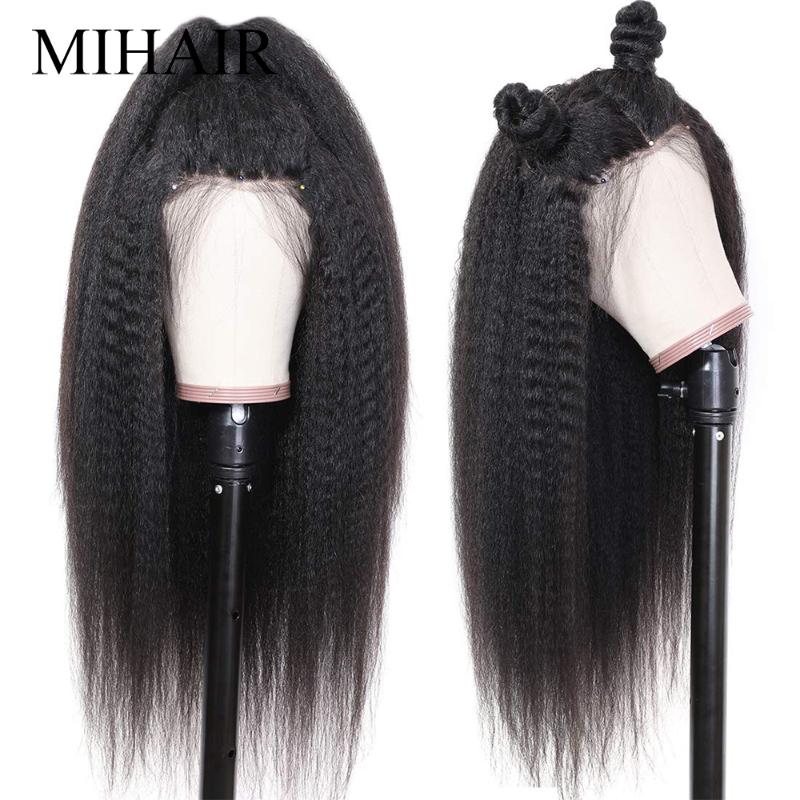 Kinky Straight Wig Brazilian Remy Hair Glueless Full Lace Human Hair Wigs For Women 26 Inch Full Lace Wig Baby 150 Density, As pic
Kinky Straight Wig Brazilian Remy Hair Glueless Full Lace Human Hair Wigs For Women 26 Inch Full Lace Wig Baby 150 Density, As pic