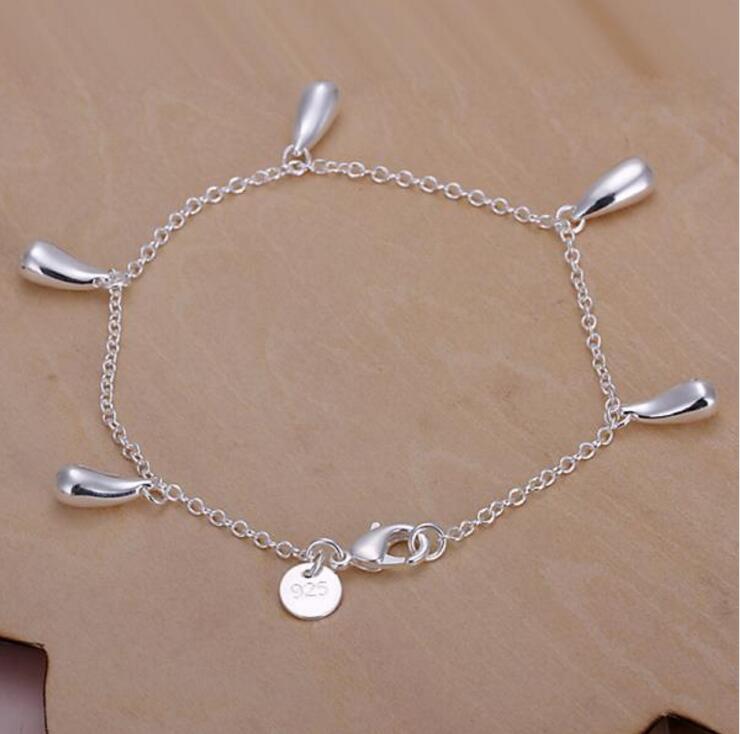High grade 925 sterling silver Drops suit jewelry sets DFMSS305 brand new Factory direct sale 925 silver necklace bracelet ring