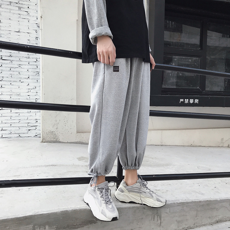 MIXCUBIC 2020 spring summer Korean style wild black Drawstring Sweatpants men casual loose beam Pants men trouser,-XXL
MIXCUBIC 2020 spring summer Korean style wild black Drawstring Sweatpants men casual loose beam Pants men trouser,-XXL