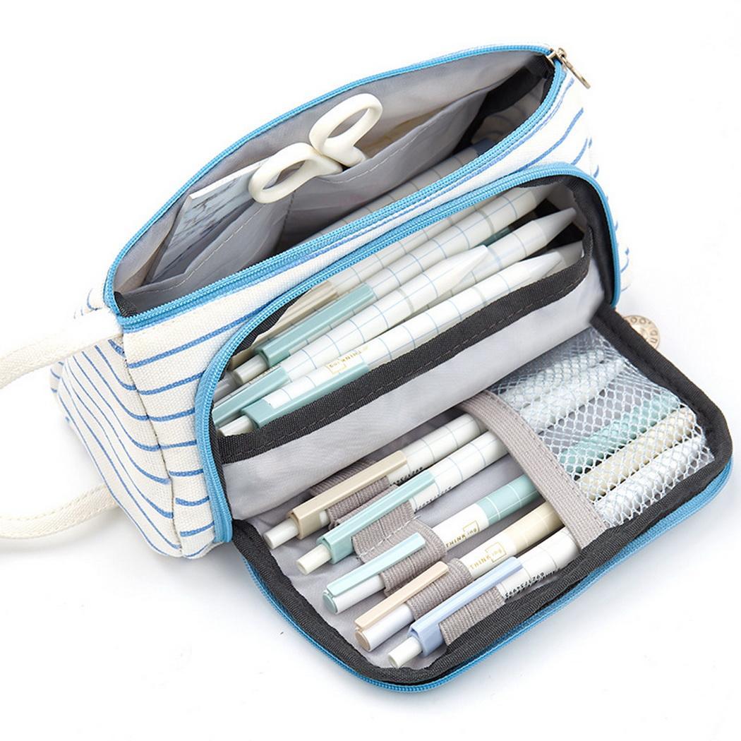 Pencil Bag Portable Multi-function Large Capacity Student Stationery Box Side Zipper Pen Case Pencils Pouch Pens Storage Pack
Pencil Bag Portable Multi-function Large Capacity Student Stationery Box Side Zipper Pen Case Pencils Pouch Pens Storage Pack