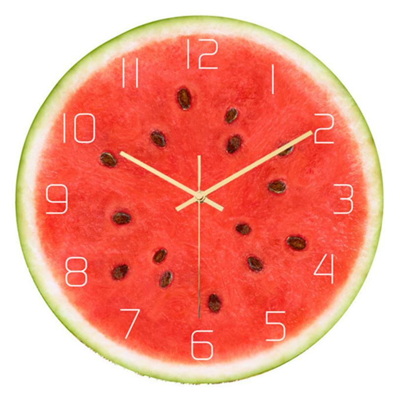 Hot Sale Watermelon Wall Clock Acrylic Silent Watch horloge mural Home Design Kitchen Living Room lasser bairam reloj de pared
Hot Sale Watermelon Wall Clock Acrylic Silent Watch horloge mural Home Design Kitchen Living Room lasser bairam reloj de pared