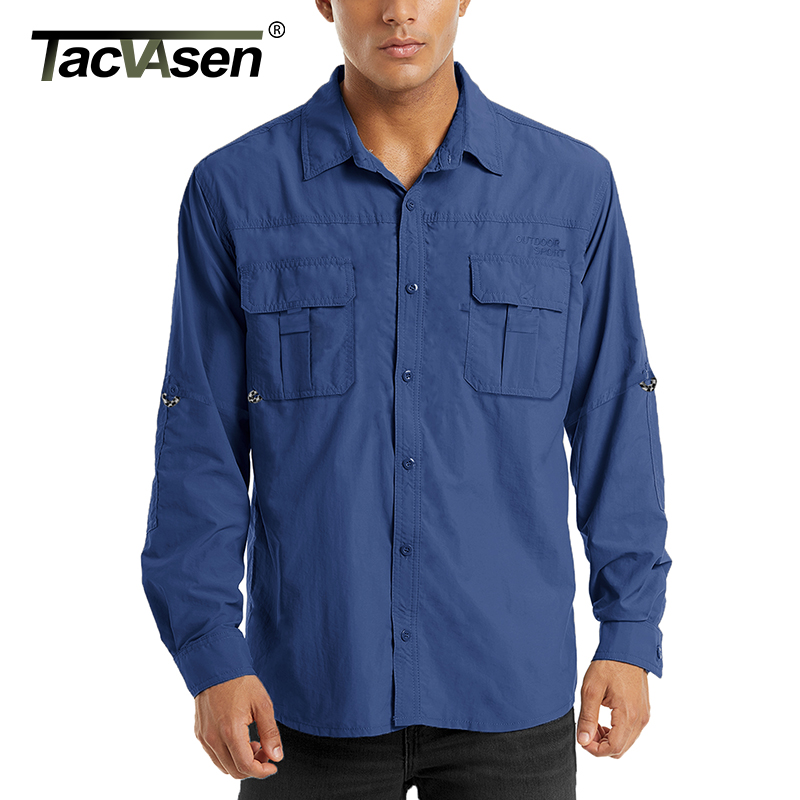 TACVASEN Men's Cargo Work Shirts Summer Quick Tactical Shirts Lightweight Multi-Pockets Hike Fish Men's Clothing, Gray
TACVASEN Men's Cargo Work Shirts Summer Quick Tactical Shirts Lightweight Multi-Pockets Hike Fish Men's Clothing, Gray
