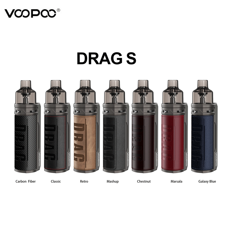 Authentic Voopoo Drag S Pod Mod Starter Kit with 60W 2500mAh Battery 4.5ml Cartridge Atomizer fit PnP-VM1 PnP-VM5 Coils E Cigarette Vape
Authentic Voopoo Drag S Pod Mod Starter Kit with 60W 2500mAh Battery 4.5ml Cartridge Atomizer fit PnP-VM1 PnP-VM5 Coils E Cigarette Vape