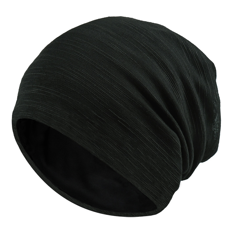 Winter Hats for Women Beanies Cotton Blended Hip Hop Caps Slouch Warm Hat Festival Unisex Turban Cap Solid Color Bonnet Hats K0358