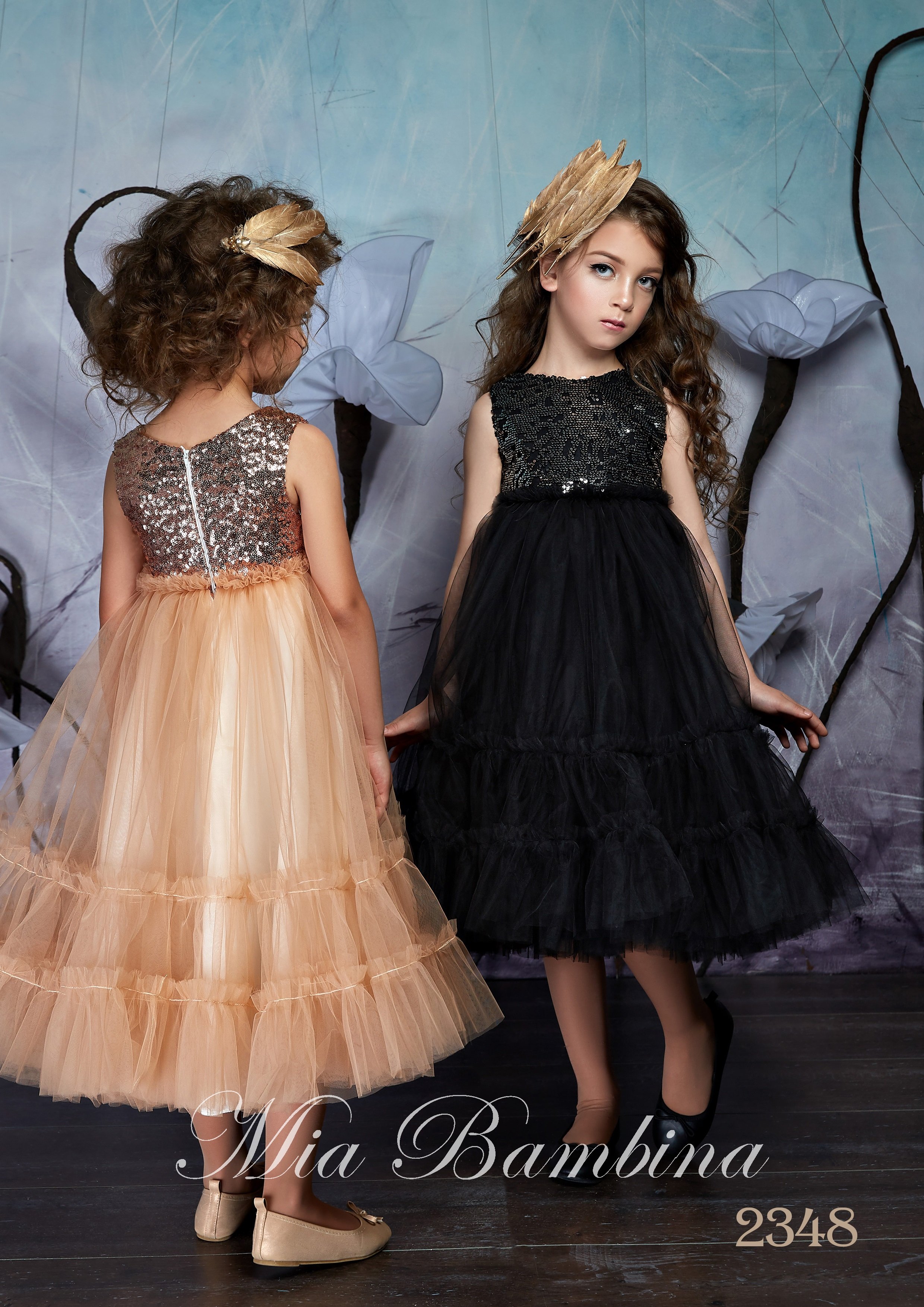 Modern A Line Flower Girl Dress Sleeveless Jewel Neck Tulle Lace Sequins Wedding Dress Tea Length Girl's Birthday Part