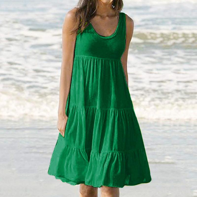2020 Dress - XXL Womens Leisure Holiday Summer Solid Sleeveless Party Beach Dress Variety of Colors Lover Gift Drop #25, Blue
2020 Dress - XXL Womens Leisure Holiday Summer Solid Sleeveless Party Beach Dress Variety of Colors Lover Gift Drop #25, Blue