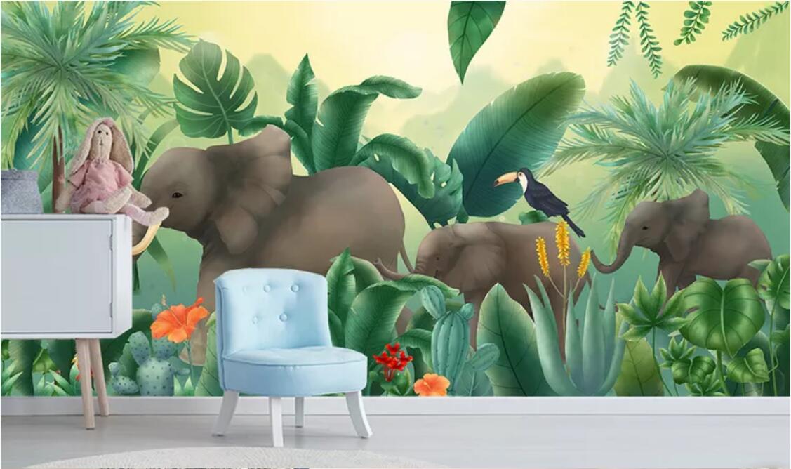 3d wallpaper custom photo mural Nordic tropical plant coconut tree animal elephant background wall home decor wall art pictures, Non-woven fabric
3d wallpaper custom photo mural Nordic tropical plant coconut tree animal elephant background wall home decor wall art pictures, Non-woven fabric