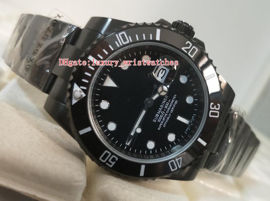 Excellent High quality Wristwatches 16610 40mm Black Dial 316L Steel Black PVD Coating Luminescent Asia 2813 Movement Mechanical Automatic Mens Watch box Watches, No box papers
Excellent High quality Wristwatches 16610 40mm Black Dial 316L Steel Black PVD Coating Luminescent Asia 2813 Movement Mechanical Automatic Mens Watch box Watches, No box papers