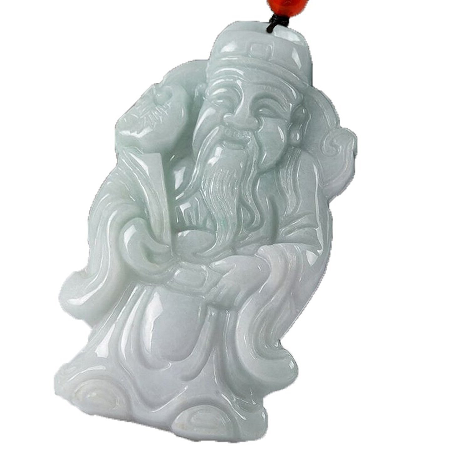 Fine Jewelry Natural Jadeite Jade Hand Carved Lucky God of Wealth Buddha Pendant Necklace Free Shipping, Silver
Fine Jewelry Natural Jadeite Jade Hand Carved Lucky God of Wealth Buddha Pendant Necklace Free Shipping, Silver